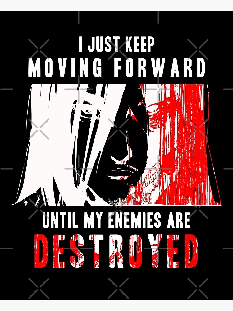 attack on titan i just keep moving forward