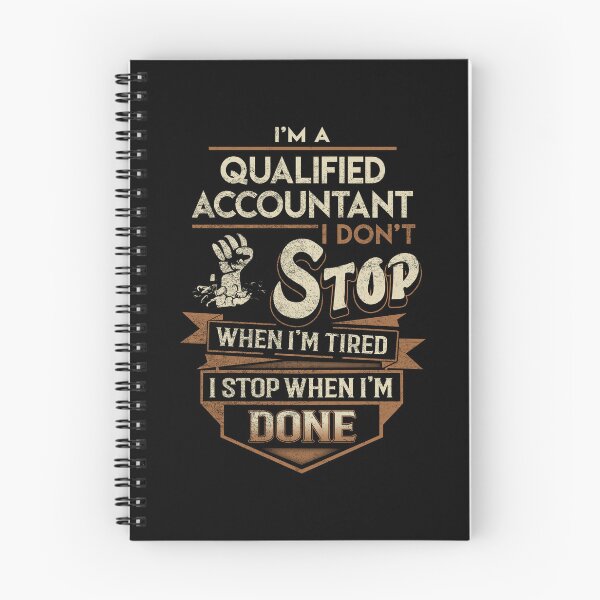 Item preview, Qualified Accountant T Shirt - I Stop When Done Job Gift Item Tee designed and sold by natalinedk.