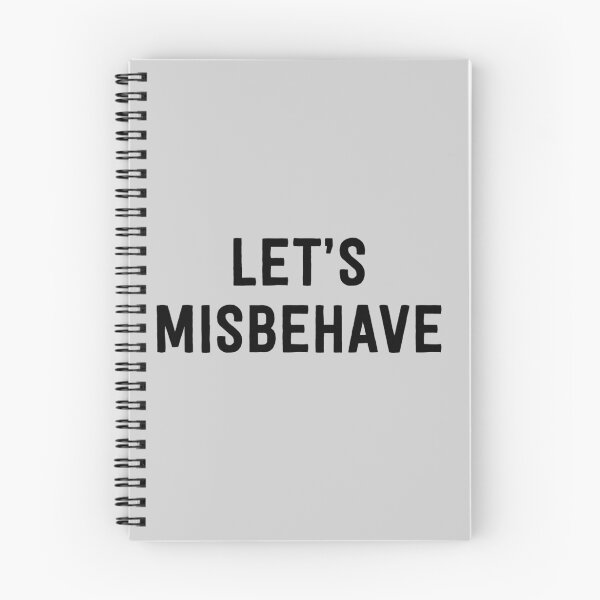 Item preview, Let's misbehave designed and sold by wondrous.