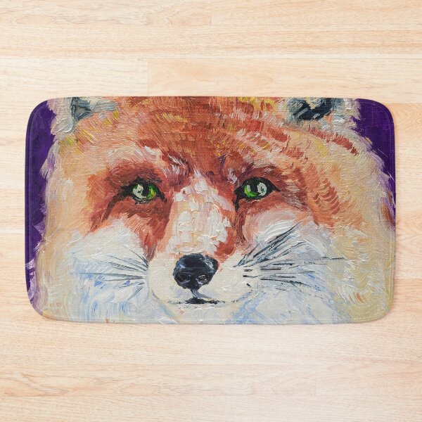 Item preview, Red Fox Portrait Oil Painting Print designed and sold by NatalyMak.