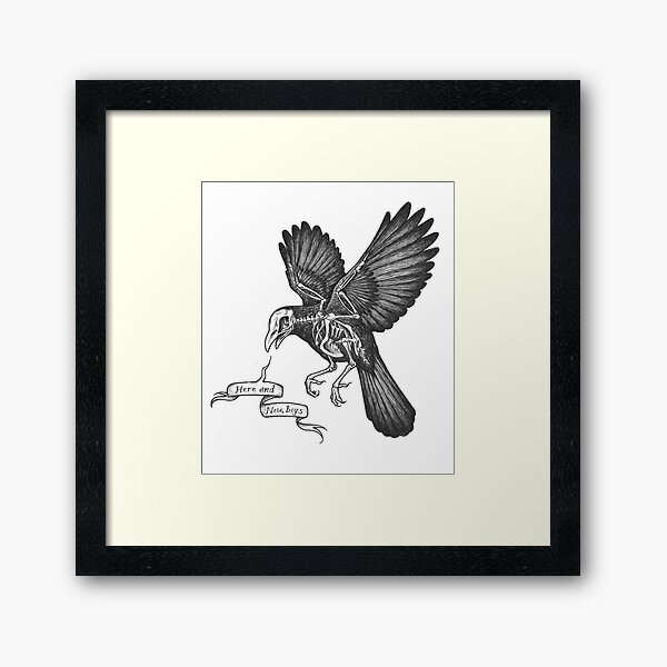 Artikel-Vorschau von Hier und jetzt Jungen Skeleton Bird, designt und verkauft von annatenae.