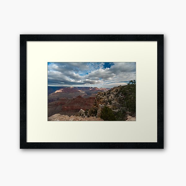 Grand Canyon Storm Approaching Framed Art Print