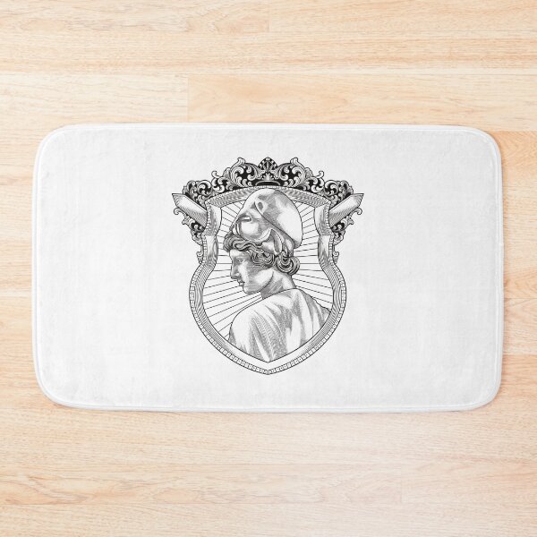 Item preview, Engraving Illustration of Athena Blackwhite designed and sold by Adrielvector.
