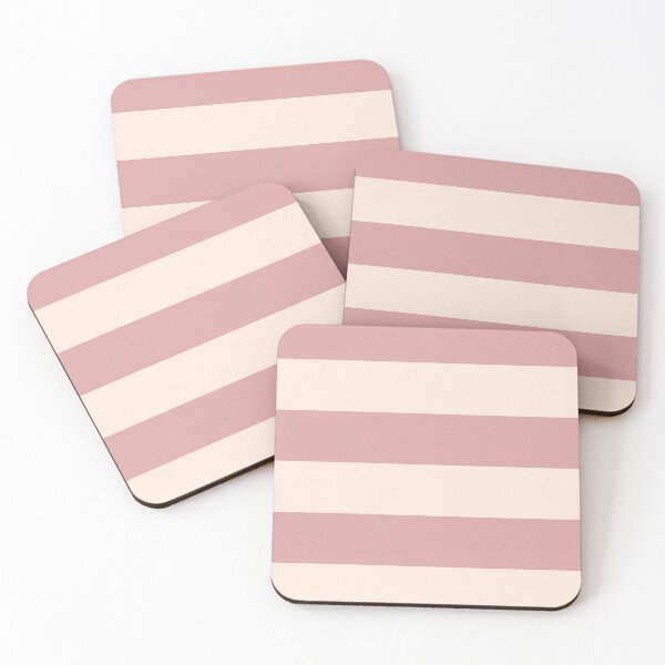 Item preview, Pink and Cream Strips Pattern designed and sold by Anma-H.