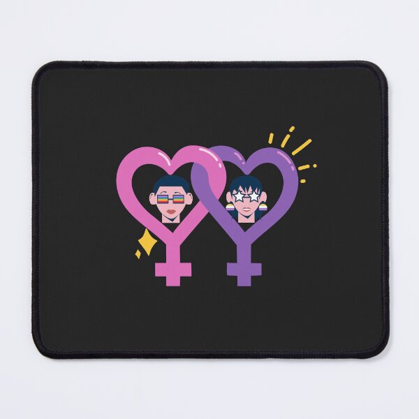Item preview, Lesbian Valentines Day - Sapphic Women - Lesbian Lovers - She/Her Pronouns designed and sold by The Red Nox.