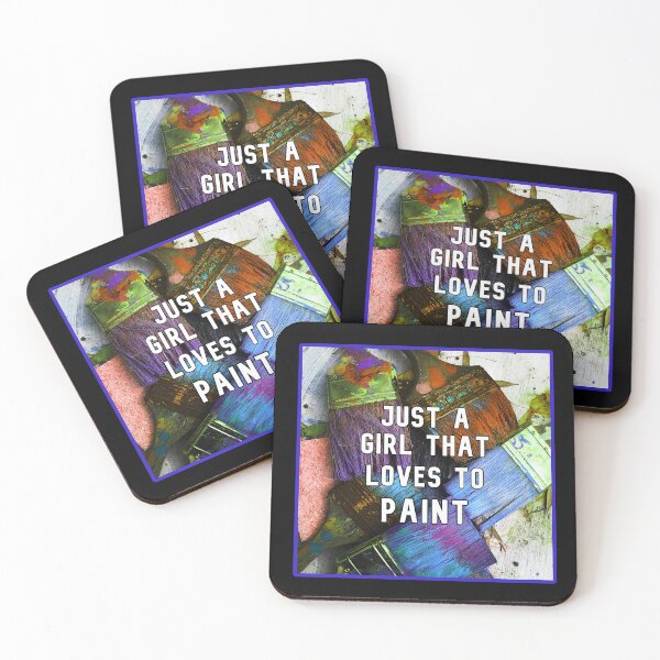 Item preview, Just a girl that loves to paint designed and sold by KathteeDesign.