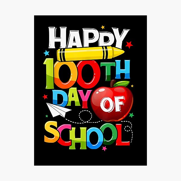 Item preview, Happy 100th Day Of School Teacher  designed and sold by VickyCloset.