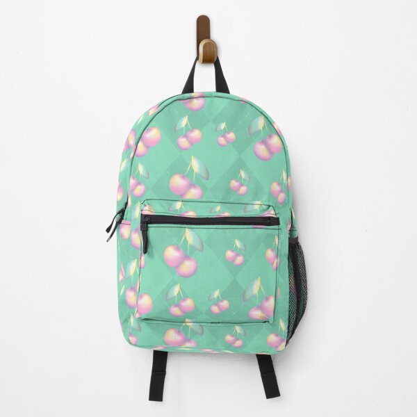 Item preview, Rainbow Pastel Cherries - Cute Rainbow Cherry Emoji - Pattern designed and sold by Annisa Yuwanda.