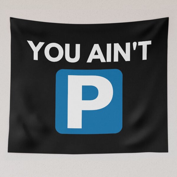 Item preview, You Ain't P Meme Hip Hop Blue Emoji Funny designed and sold by EllConApparel.