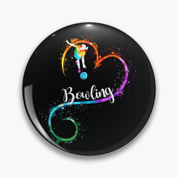 Item preview, bowling heart art designed and sold by Anderson456.