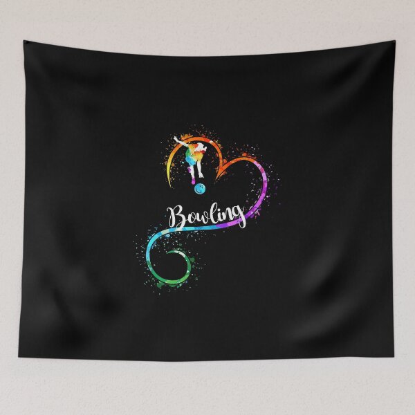 Item preview, bowling heart art designed and sold by Anderson456.