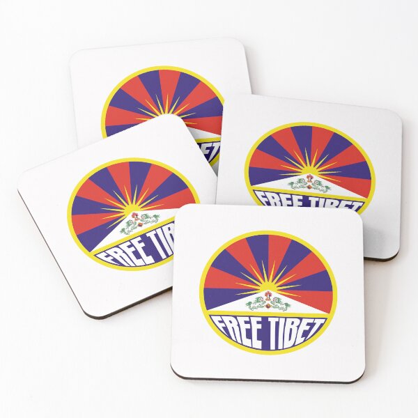 Item preview, Free Tibet Tibetan Flag designed and sold by designandclouds.