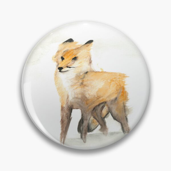 Item preview, Wimdy Fox Watercolour Painting designed and sold by SkyDarcyDesigns.