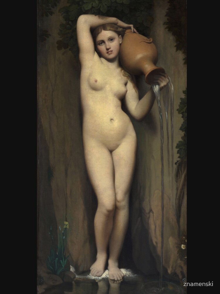 The Source - La Source - Jean Auguste Dominique Ingres #TheSource #LaSource #JeanAugusteDominiqueIngres by znamenski