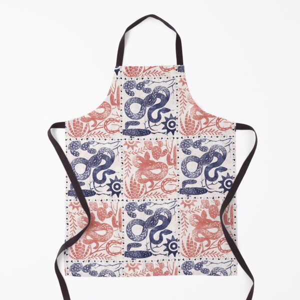 Item preview, Organic Coral Pink and Navy Blue Desert Block Print designed and sold by Perrin Le Feuvre.