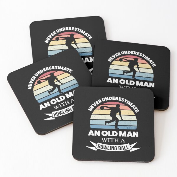 Item preview, Bowling- never underestimate an old man designed and sold by Anderson456.