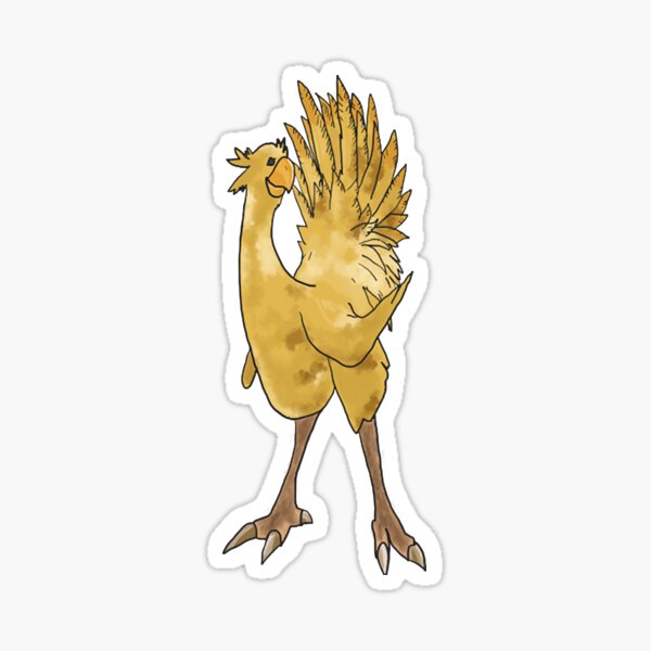 Chocobo Sticker For Sale By Porshakatrin Redbubble