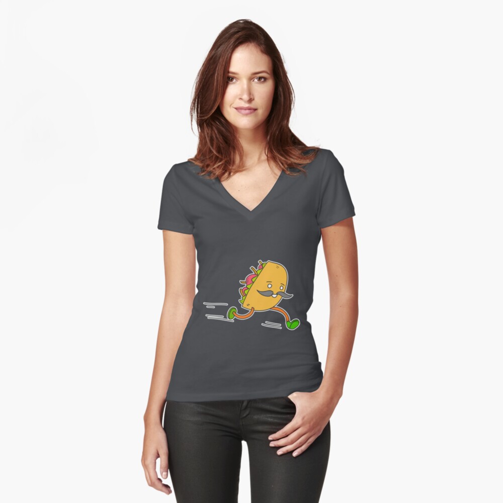 Item preview, Fitted V-Neck T-Shirt designed and sold by Joannemk.