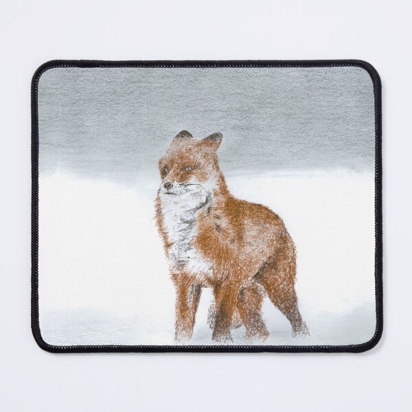 Item preview, Wimdy Fox Ballpoint Drawing designed and sold by SkyDarcyDesigns.