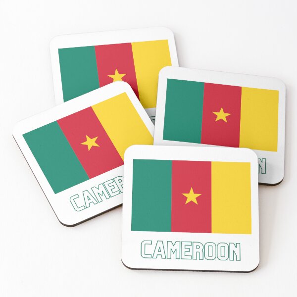 Item preview, Cameroon Flag with Green Letters designed and sold by hijackhippo.