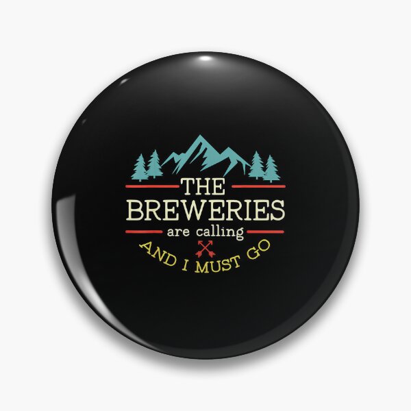 Item preview, Vintage Beer Breweries are Calling and I Must Go Craft Beer designed and sold by Kolsmermi.