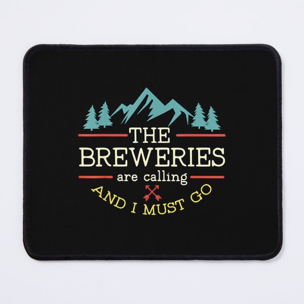 Item preview, Vintage Beer Breweries are Calling and I Must Go Craft Beer designed and sold by Kolsmermi.