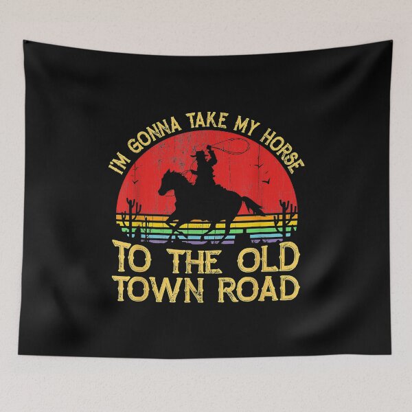 Item preview, Vintage Horse I'm Gonna Take My Horse to The Old Town Road designed and sold by Tobnbcong91.