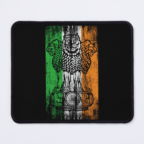 Item preview, India Insignia Lions Indian Patriot #1349 designed and sold by Rare-Militia.