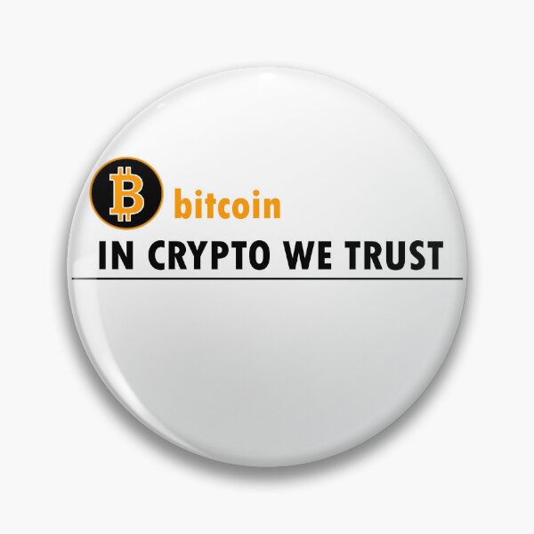 Item preview, Bitcoin, in crypto we trust designed and sold by MTmix.