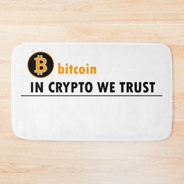 Item preview, Bitcoin, in crypto we trust designed and sold by MTmix.