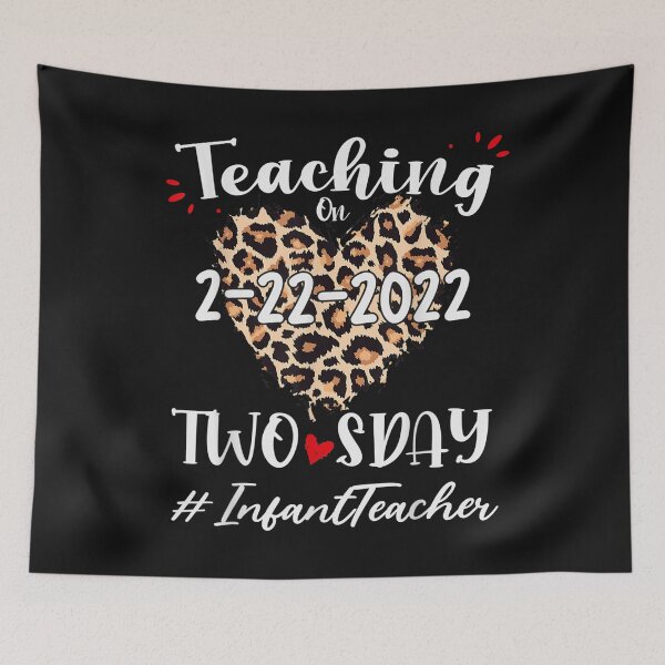 Item preview, Infant Teacher Teaching On Twosday Leopard 22nd February T-Shirt designed and sold by Chambers-Avara.