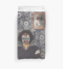 Mirrored on Wall Duvet Cover