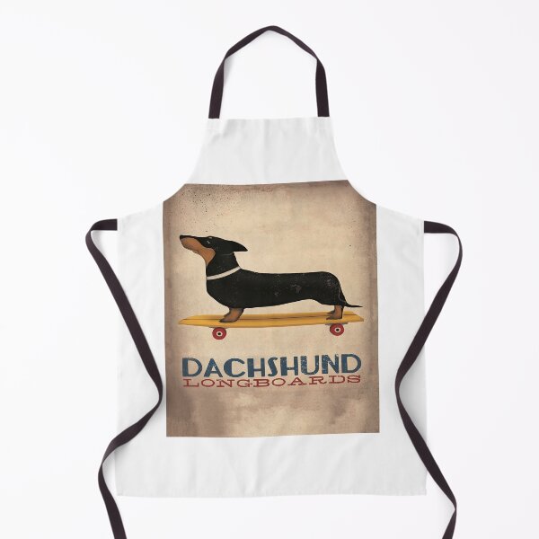 Item preview, Dachshund Longboards Canvas Poster designed and sold by Chapman88.