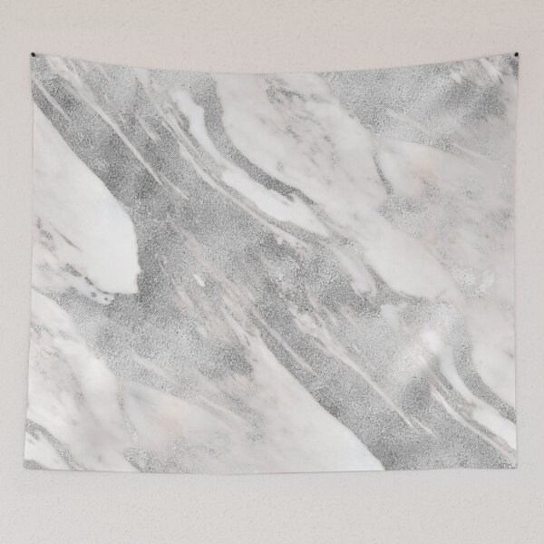 Item preview, Castello - silver marble designed and sold by peggieprints.