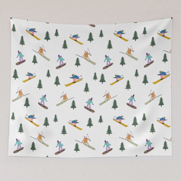 Item preview, happy skiers designed and sold by Carmelagaminde.