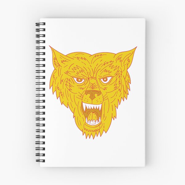 Item preview, Angry Wolf Head Mono Line designed and sold by patrimonio.