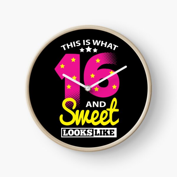Aperçu de l'œuvre Cadeaux d'anniversaire Sweet Sixteen pour les filles de 16 ans Sweet 16 créée et vendue par 2blackcherries.