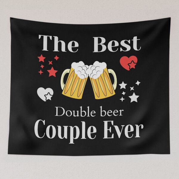 Item preview, Beer Is My Valentine -  Best Couple Ever  designed and sold by Creative128.