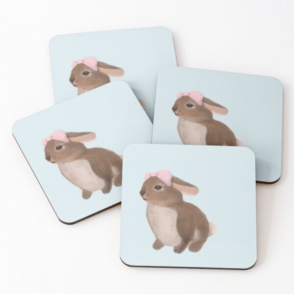 Item preview, bunny bow designed and sold by adequatedesigns.
