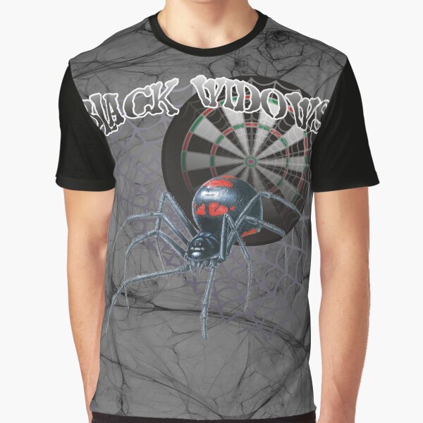 Black Widows Darts Shirt Graphic T-Shirt