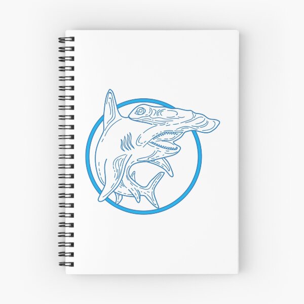 Item preview, Hammerhead Shark Circle Mono Line designed and sold by patrimonio.