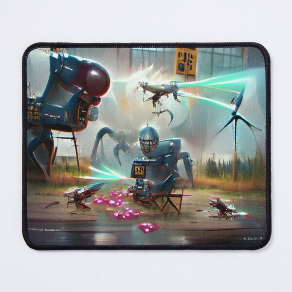 Item preview, AI generated art, Robot Warfare designed and sold by aiartdirection.