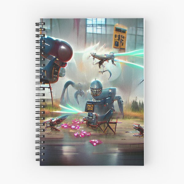 Item preview, AI generated art, Robot Warfare designed and sold by aiartdirection.