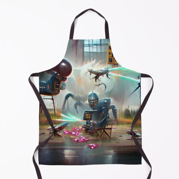 Item preview, AI generated art, Robot Warfare designed and sold by aiartdirection.