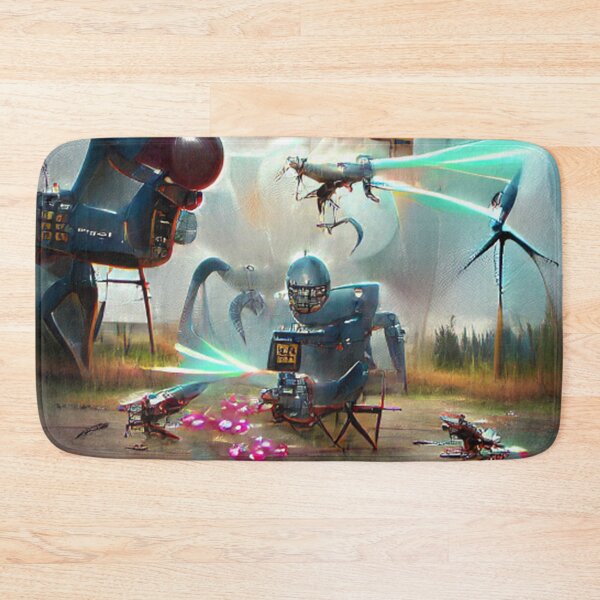 Item preview, AI generated art, Robot Warfare designed and sold by aiartdirection.
