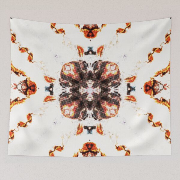 Item preview,  FUNNY RICH EARTHY  ABSTRACT SYMETRIC GEOMETRIC PATTERN  / OFF-WHITE COLOR INTIMATE COLLECTION(4).  designed and sold by Ralek.