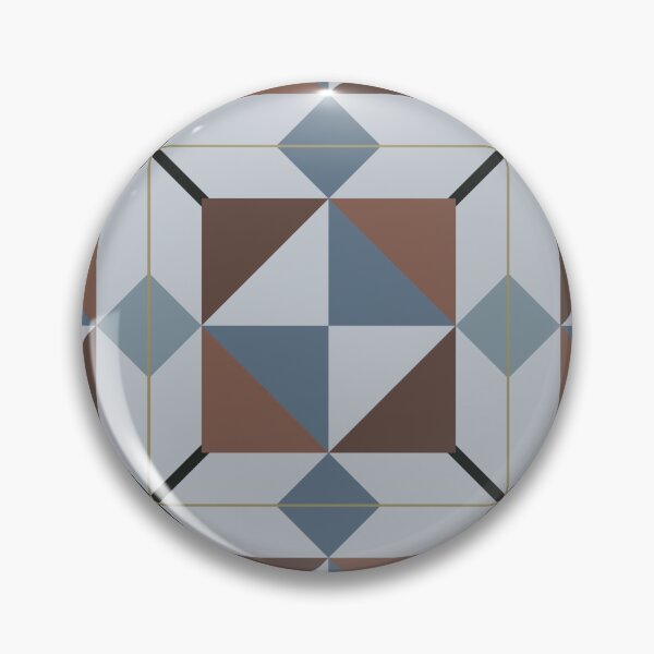 Item preview, Geometric squares tile pattern designed and sold by arkantus.