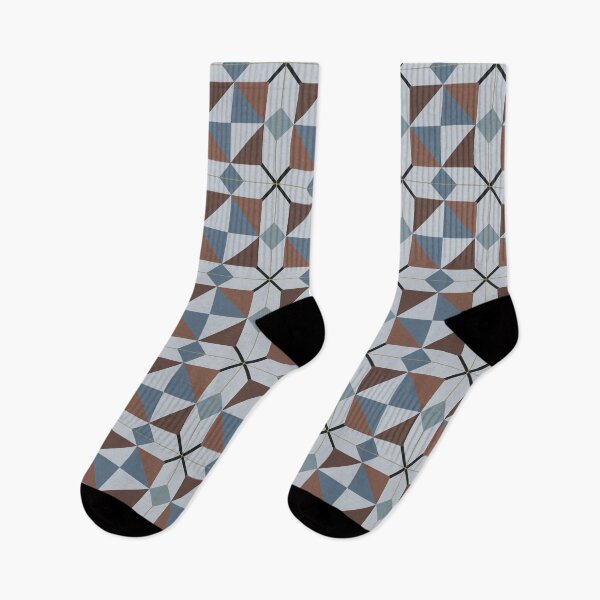 Item preview, Geometric squares tile pattern designed and sold by arkantus.