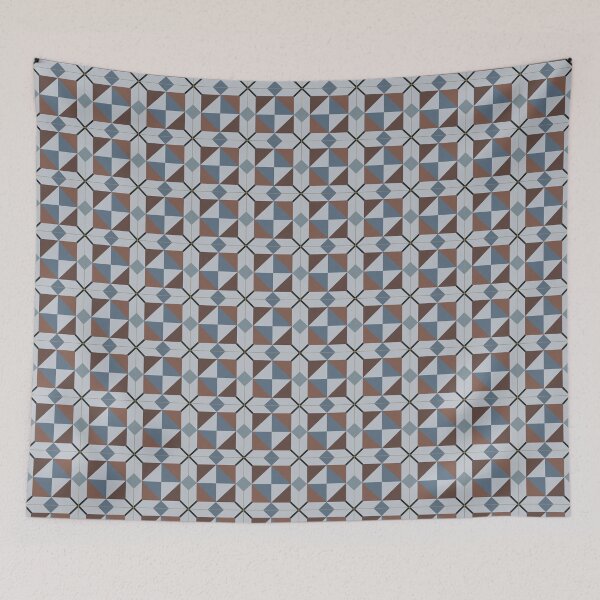 Item preview, Geometric squares tile pattern designed and sold by arkantus.