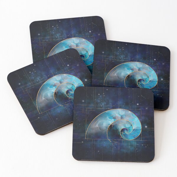 Item preview, Golden Spiral - Cosmos designed and sold by k9printart.